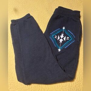 Mossimo Supply Co Blue Joggers with Geometric Design